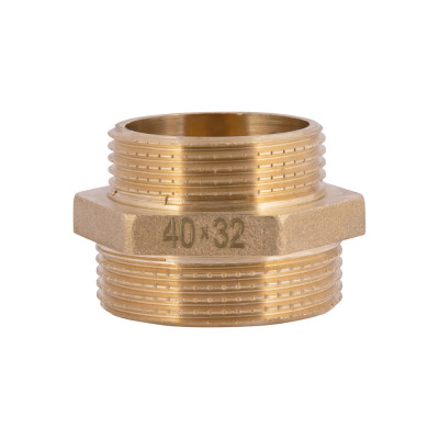 Фитинг резьбовой латунный ниппель НАР 1 1/2"x1 1/4" Thermo Alliance SD4084032 Фитинг резьбовой латунный ниппель НАР 1 1/2"x1 1/4" Thermo Alliance SD4084032