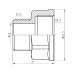 Фитинг резьбовой латунный переходник ВН-НАР 3/4"x1/2" Thermo Alliance SF3602015 Фитинг резьбовой латунный переходник ВН-НАР 3/4"x1/2" Thermo Alliance SF3602015