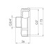 Фітинг різьбовий латунний перехідник ВН-НАР 2"x3/4" Thermo Alliance SF3605020