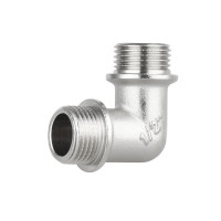 Фитинг резьбовой латунный угольник НАР 1/2" Thermo Alliance SF37315
