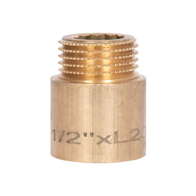 Фітинг різьбовий подовжувач латунний ВН-НАР 1/2"x20 мм Thermo Alliance SD4221520 Фітинг різьбовий подовжувач латунний ВН-НАР 1/2"x20 мм Thermo Alliance SD4221520