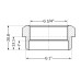 Фітинг різьбовий латунний футорка ВН-НАР 1"x3/4" Thermo Alliance SD4232520 Фітинг різьбовий латунний футорка ВН-НАР 1"x3/4" Thermo Alliance SD4232520