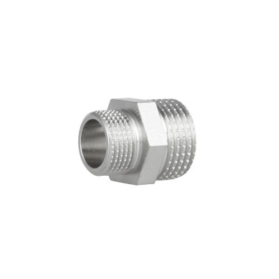 Фітинг різьбовий латунний ніпель редукційний НАР 1/2"x1/4" Thermo Alliance SF359156