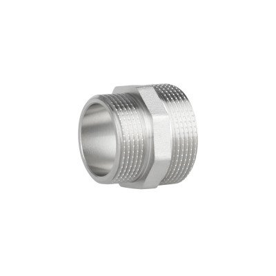 Фитинг резьбовой латунный ниппель редукционный НАР 1 1/2"x1 1/4" Thermo Alliance SF3594032
