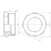 Фітинг різьбовий латунний футорка ВН-НАР 1 1/2"x1" Thermo Alliance SF3744025 Фітинг різьбовий латунний футорка ВН-НАР 1 1/2"x1" Thermo Alliance SF3744025