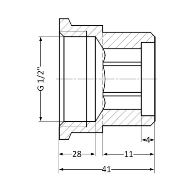 Фитинг резьбовой латунный удлинитель латунный ВН-НАР 1/2"x30 мм Thermo Alliance SD4221530 Фитинг резьбовой латунный удлинитель латунный ВН-НАР 1/2"x30 мм Thermo Alliance SD4221530