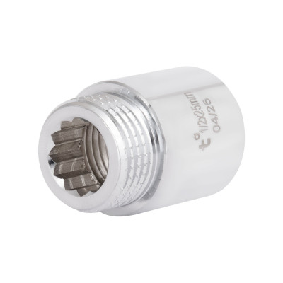 Фитинг резьбовой латунный удлинитель ВН-НАР 1/2"x25 мм Thermo Alliance SD1301525