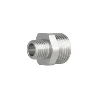 Фітинг різьбовий латунний ніпель редукційний НАР 1/2"x3/8" Thermo Alliance SF359159