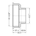 Фитинг резьбовой латунный переходник ВН-НАР 1 1/4"x1" Thermo Alliance SD4093225