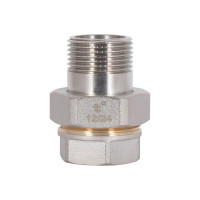 Фитинг резьбовой латунный сгон "американка" прямая ВН-НАР 3/4" Thermo Alliance TAS190W20