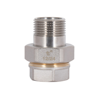Фитинг резьбовой латунный сгон "американка" прямая ВН-НАР 3/4" Thermo Alliance TAS190W20