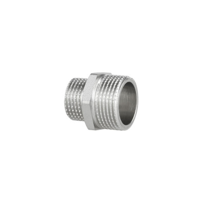 Фітинг різьбовий латунний ніпель редукційний НАР 1/2"x3/4" Thermo Alliance SF3592015 Фітинг різьбовий латунний ніпель редукційний НАР 1/2"x3/4" Thermo Alliance SF3592015