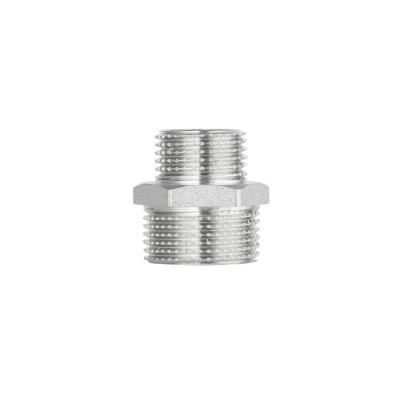 Фітинг різьбовий латунний ніпель редукційний НАР 1/2"x3/4" Thermo Alliance SF3592015 Фітинг різьбовий латунний ніпель редукційний НАР 1/2"x3/4" Thermo Alliance SF3592015