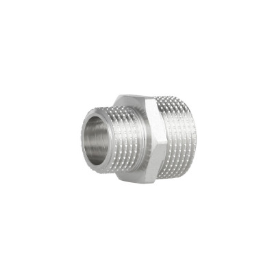 Фітинг різьбовий латунний ніпель редукційний НАР 1/2"x3/4" Thermo Alliance SF3592015