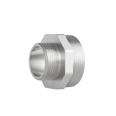Фітинг різьбовий латунний ніпель редукційний НАР 2"x1 1/4" Thermo Alliance SF3595032