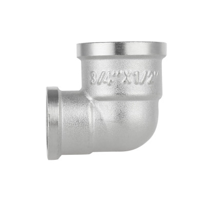 Фитинг резьбовой латунный угольник редукционный ВН 1/2"x3/4" Thermo Alliance SF3692015 Фитинг резьбовой латунный угольник редукционный ВН 1/2"x3/4" Thermo Alliance SF3692015