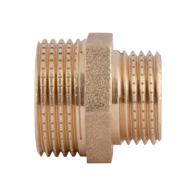 Фитинг резьбовой латунный ниппель НАР 1/2"x3/4" Thermo Alliance SD4081520