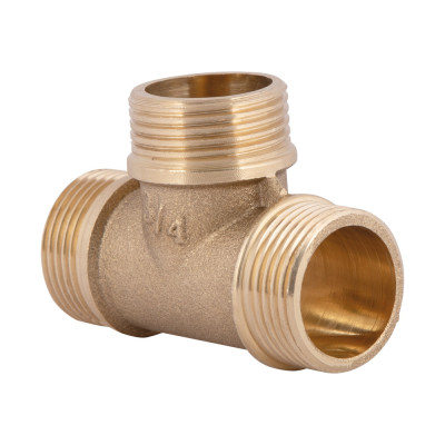 Фитинг резьбовой латунный тройник НАР 3/4" Thermo Alliance SD41220 Фитинг резьбовой латунный тройник НАР 3/4" Thermo Alliance SD41220