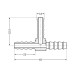 Фитинг резьбовой латунный тройник 14 Thermo Alliance SD41714