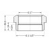 Фитинг резьбовой латунный футорка ВН-НАР 1 1/2"x1" Thermo Alliance SD4234025 Фитинг резьбовой латунный футорка ВН-НАР 1 1/2"x1" Thermo Alliance SD4234025
