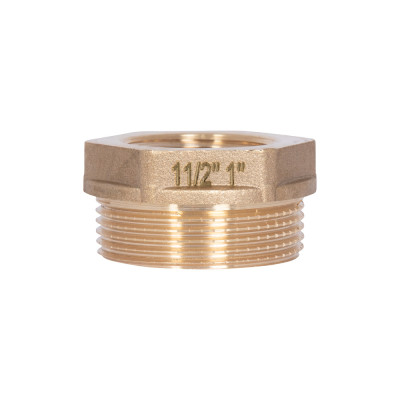 Фитинг резьбовой латунный футорка ВН-НАР 1 1/2"x1" Thermo Alliance SD4234025 Фитинг резьбовой латунный футорка ВН-НАР 1 1/2"x1" Thermo Alliance SD4234025