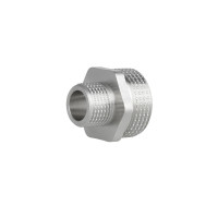 Фитинг резьбовой латунный ниппель редукционный НАР 1"x1/2" Thermo Alliance SF3592515