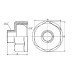 Фитинг резьбовой латунный переходник ВН-НАР 1 1/4"x1/2" Thermo Alliance SF3603215 Фитинг резьбовой латунный переходник ВН-НАР 1 1/4"x1/2" Thermo Alliance SF3603215