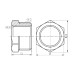 Фитинг резьбовой латунный футорка ВН-НАР 1/2"x3/8" Thermo Alliance SF374159 Фитинг резьбовой латунный футорка ВН-НАР 1/2"x3/8" Thermo Alliance SF374159