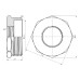 Фитинг резьбовой латунный футорка ВН-НАР 2"x1" Thermo Alliance SF3745025 Фитинг резьбовой латунный футорка ВН-НАР 2"x1" Thermo Alliance SF3745025