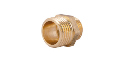 Фітинг різьбовий латунний ніпель НАР 1/2"x3/8" Thermo Alliance SD408159 Фітинг різьбовий латунний ніпель НАР 1/2"x3/8" Thermo Alliance SD408159
