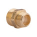 Фітинг різьбовий латунний ніпель НАР 1/2"x3/8" Thermo Alliance SD408159