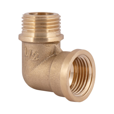 Фітинг різьбовий латунний косинець ВН-НАР 1/2" Thermo Alliance SD42015U