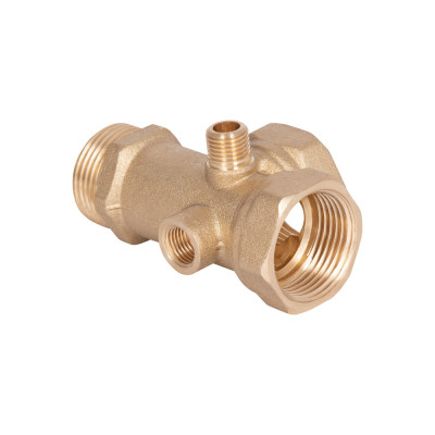 Фитинг резьбовой латунный пятерник ВН-НАР 1"x1"x1"x1/4"x1/4" Thermo Alliance SD42525252566