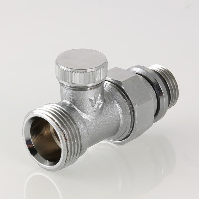 Клапан радіаторний Valtec настроювальний прямий (з дод. ущільненням) 1/2", євроконус VT.020.NER.04 Клапан радіаторний Valtec настроювальний прямий (з дод. ущільненням) 1/2", євроконус VT.020.NER.04