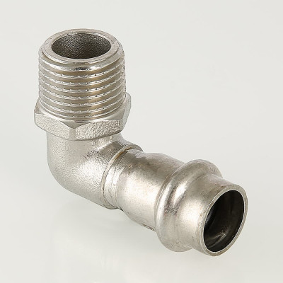 Прес-фітинг Valtec з нержавіючої сталі-кутник НАР 15х1/2" VTi.953.I.001504