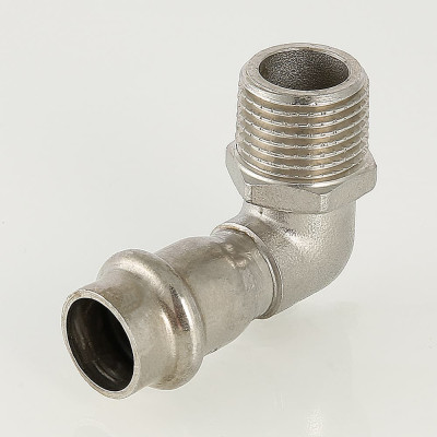 Прес-фітинг Valtec з нержавіючої сталі-кутник НАР 15х1/2" VTi.953.I.001504