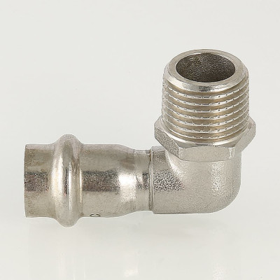 Прес-фітинг Valtec з нержавіючої сталі-кутник НАР 15х1/2" VTi.953.I.001504