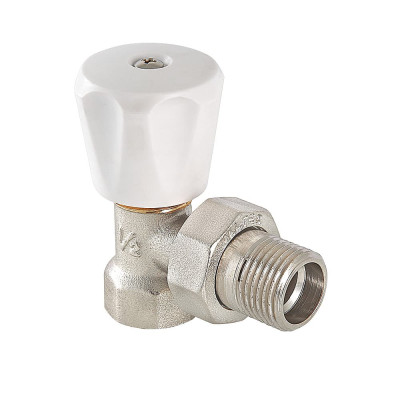 Клапан радиаторный Valtec ручной угловой облегченный ВН-НАР 1/2" VT.007.LN.04 Клапан радиаторный Valtec ручной угловой облегченный ВН-НАР 1/2" VT.007.LN.04
