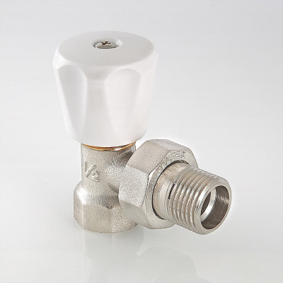 Клапан радиаторный Valtec ручной угловой облегченный ВН-НАР 1/2" VT.007.LN.04 Клапан радиаторный Valtec ручной угловой облегченный ВН-НАР 1/2" VT.007.LN.04