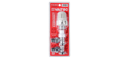 Комплект терморегулюючого обладнання Valtec для радіатора кутовий ВН-НАР 1/2"x3/4" євроконус VT.045.NER.04 Комплект терморегулюючого обладнання Valtec для радіатора кутовий ВН-НАР 1/2"x3/4" євроконус VT.045.NER.04