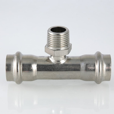 Прес-фітинг Valtec з нержавіючої сталі-трійник НАР 15х1/2" VTi.933.I.150415 Прес-фітинг Valtec з нержавіючої сталі-трійник НАР 15х1/2" VTi.933.I.150415