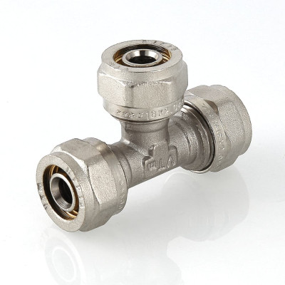 Фітинг обжимний Valtec трійник 26x16x26мм VTm.331.N.261626 Фітинг обжимний Valtec трійник 26x16x26мм VTm.331.N.261626