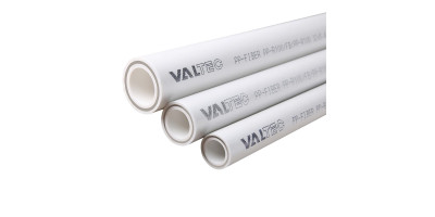 Труба полипропиленовая Valtec, армированная стекловолокном PP-FIBER PN 25 40мм VTp.700.FB25.40 Труба полипропиленовая Valtec, армированная стекловолокном PP-FIBER PN 25 40мм VTp.700.FB25.40