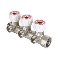 Колектор Valtec з регулюючими вентилями НАР 2 вих х3/4"х1/2" VTc.570.N.0502