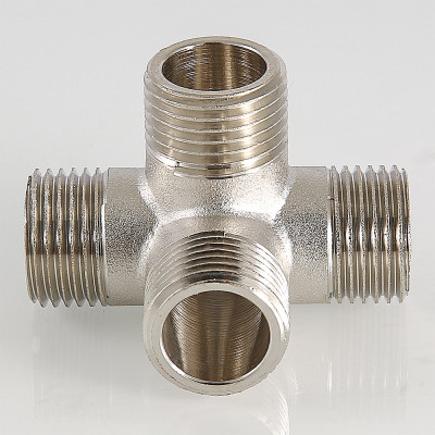 Фітинг різьбовий Valtec Хрестовина двоплощинна НАР 1/2" VTr.661.N.0004 Фітинг різьбовий Valtec Хрестовина двоплощинна НАР 1/2" VTr.661.N.0004