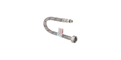 Гнучка підводка Valtec для змішувачів 30см ВН-НАР 1/2", М10х18 гайка-штуцер VTf.003.IS.0418030