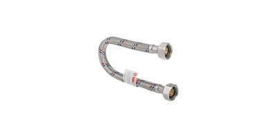 Гнучка підводка Valtec для змішувачів 40см ВН-НАР 1/2", М10х18 гайка-штуцер VTf.003.IS.0418040