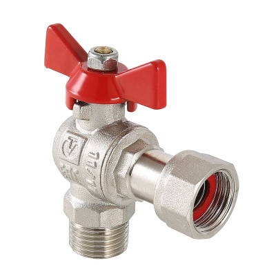 Кран кульовий Valtec кутовий з накидною гайкою ВН-НАР 1/2"x3/4" VT.267.N.0405 Кран кульовий Valtec кутовий з накидною гайкою ВН-НАР 1/2"x3/4" VT.267.N.0405