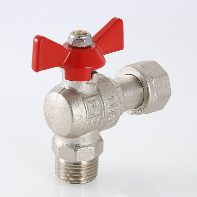 Кран кульовий Valtec кутовий з накидною гайкою ВН-НАР 1/2"x3/4" VT.267.N.0405 Кран кульовий Valtec кутовий з накидною гайкою ВН-НАР 1/2"x3/4" VT.267.N.0405