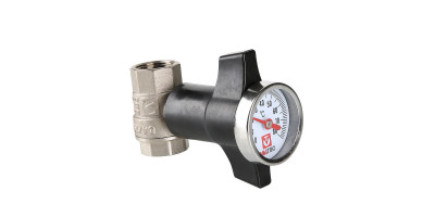 Кран кульовий Valtec з термометром ВН 1/2" Base VT.808.N.04